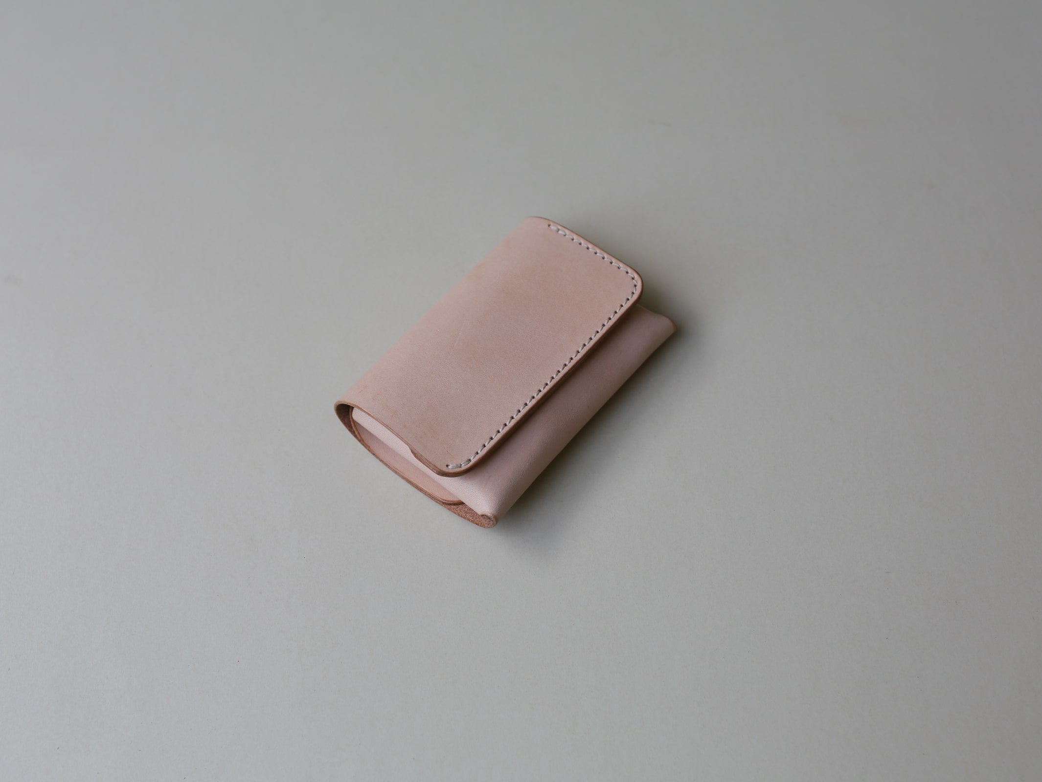 ・natural・　LGW14 : tiny wallet - 左利き用